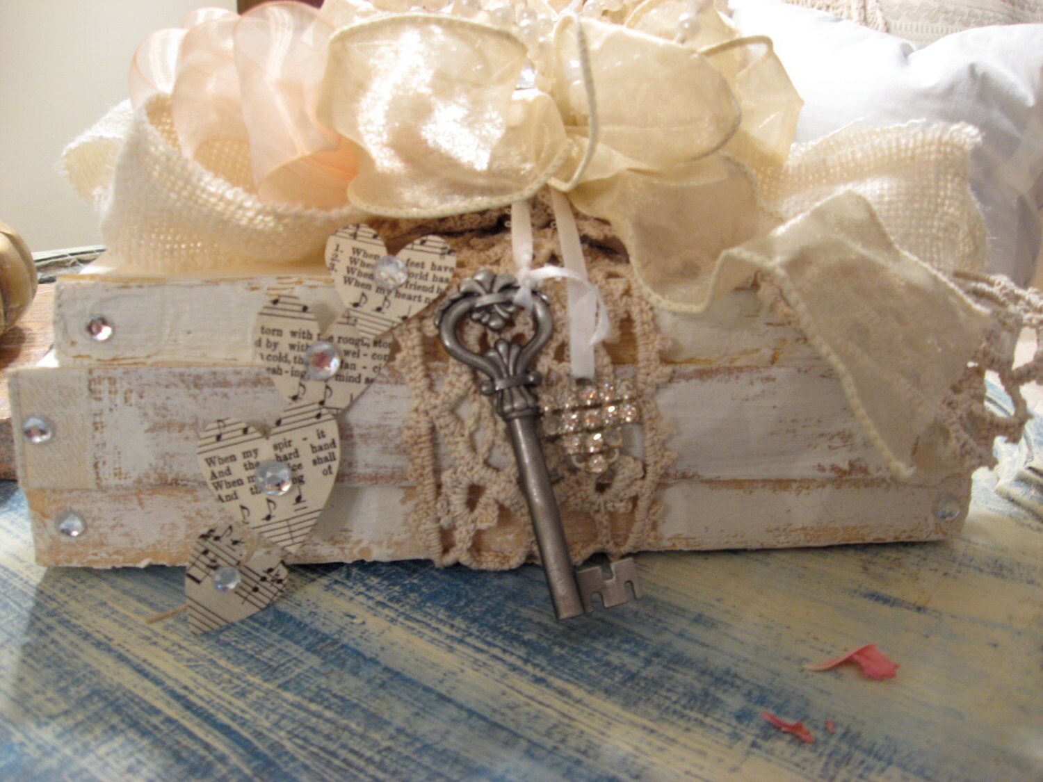 three decorated shabby chic books three decorated shabby chic books