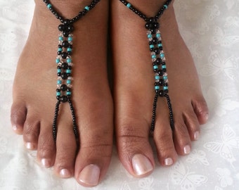 Items similar to Razzle Dazzle Barefoot Anklet Foot Jewelry on Etsy