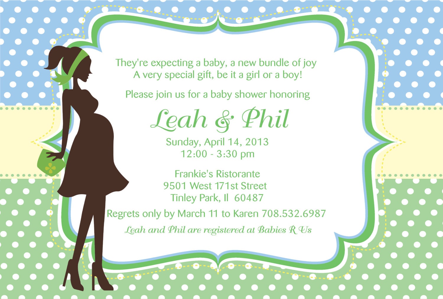 Ladies Only Baby Shower Invitation Wording 2