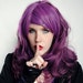 PURPLE Plum wig // Purple Reverse Ombre Hair // Long Wavy Sweet Scene Pretty Lolita wig