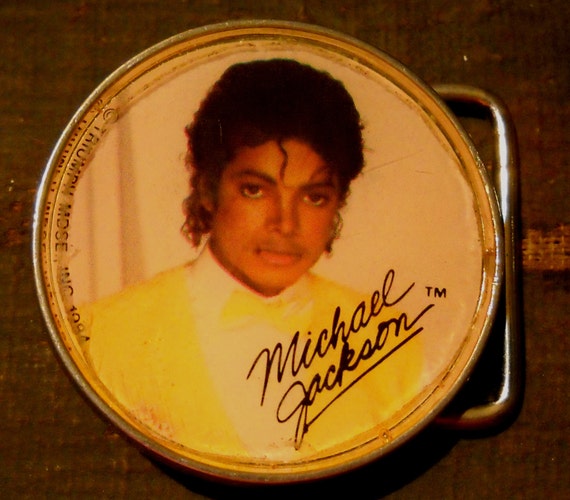 Vintage Michael Jackson Belt Buckle by Luv2Junk on Etsy