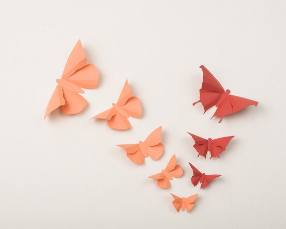 3D Wall Butterflies: Butterfly Wall Art for Nursery Wedding