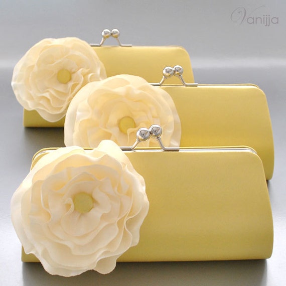 Items similar to SET Of 8 Bridesmaid's Clutches..Customize your own