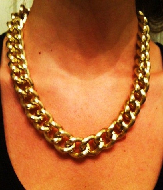 Heavy Gold Chain Necklace