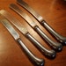 Classic Colonial American pattern Flatware Silverware Pistol Knives OLDE LEXINGTON