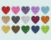 Sparkle Hearts clip art images, glitter hearts clip art, royalty-free - Instant Download Il_170x135