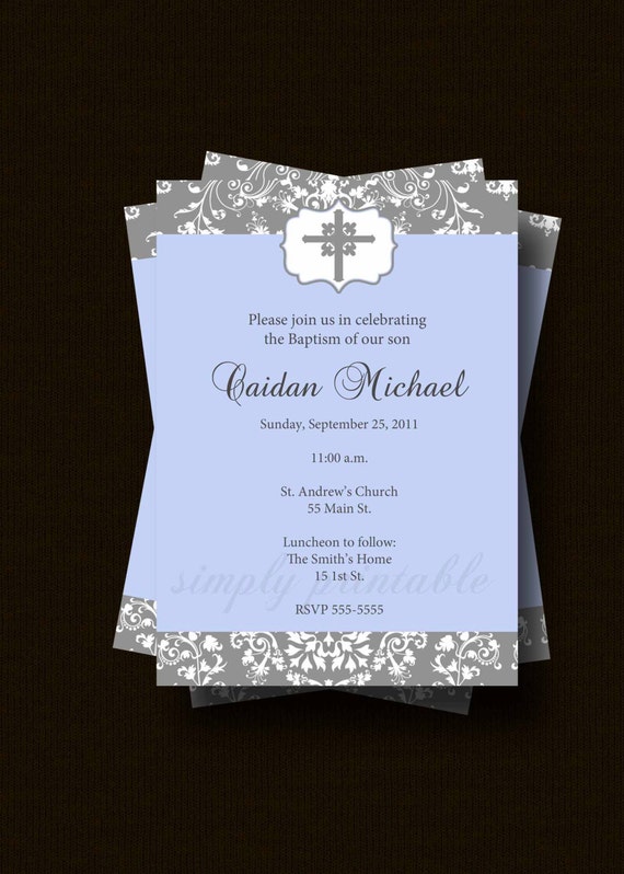 Boys Communion Invitation Il_570xn