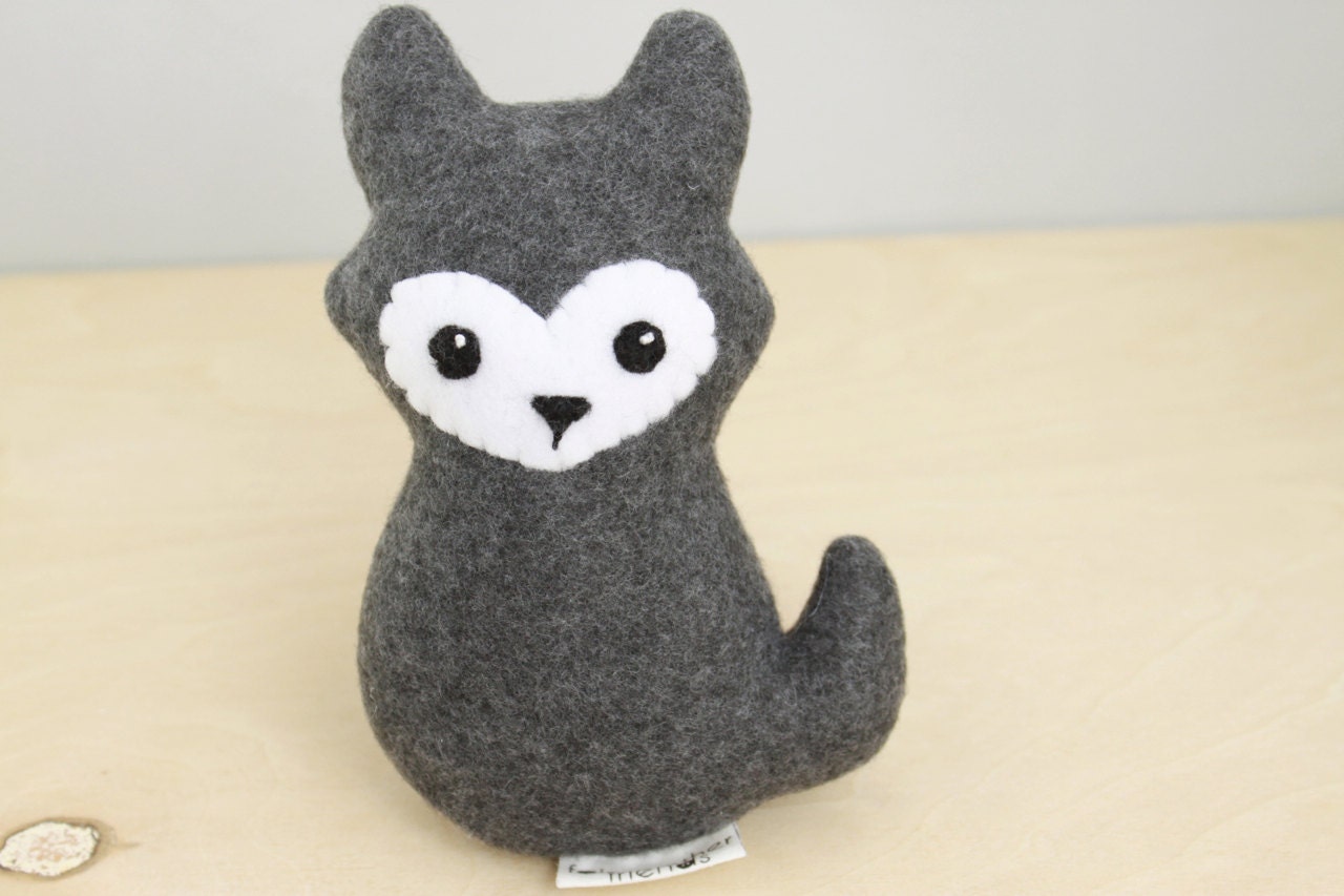 wolf plushie