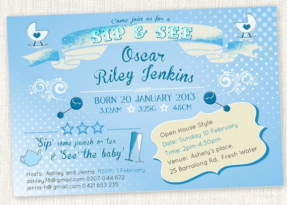 Meet The Baby Invitations 6