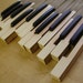Vintage Reed Pump Organ Piano Keys...Newman Bros., Chicago, Illinois Organ Co ...Repurpose..24 Keys....Antique...Upcycle Craft..