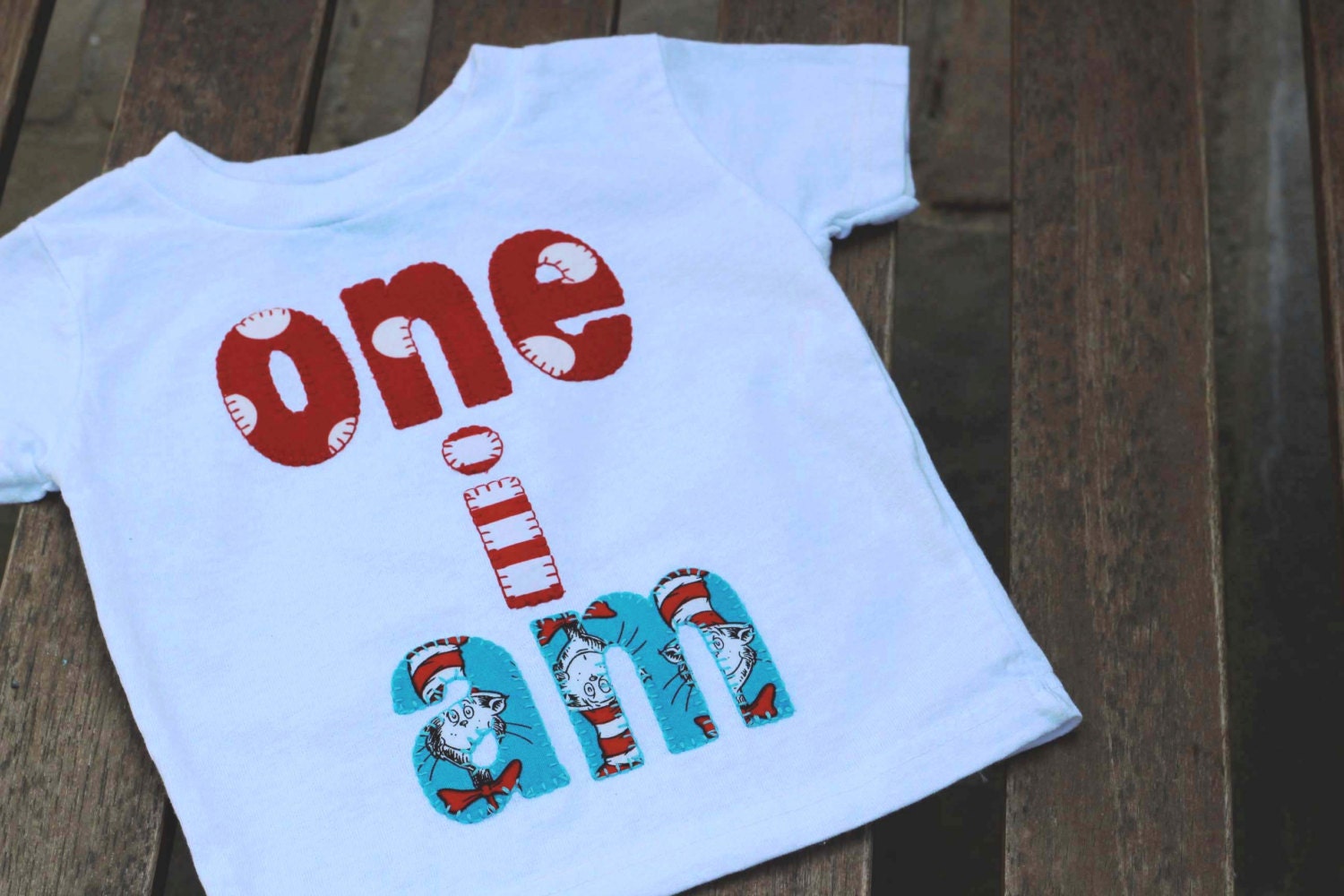 cat in the hat 1st birthday shirt