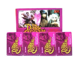 4 Dark Crystal Trading Card Packs made by Donruss 1982