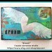 RESERVED: Mixed Media Original - "dream". 7 X 4 1/2 inches. Wood plaque, ready to hang.