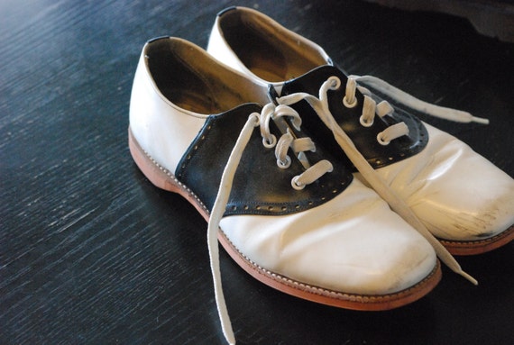 Vintage Saddle Shoes Womens 11 11.5 or Mens 9