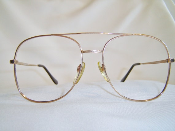 Vintage 80S Mens Designer Eyeglasses Large