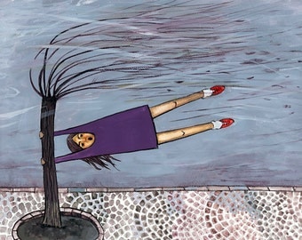 Windy Wendy - Limited Edition Fine Art Print