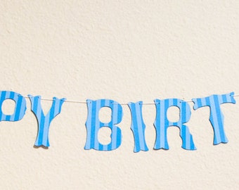 Happy Birthday Banner (Custom Colors Available)