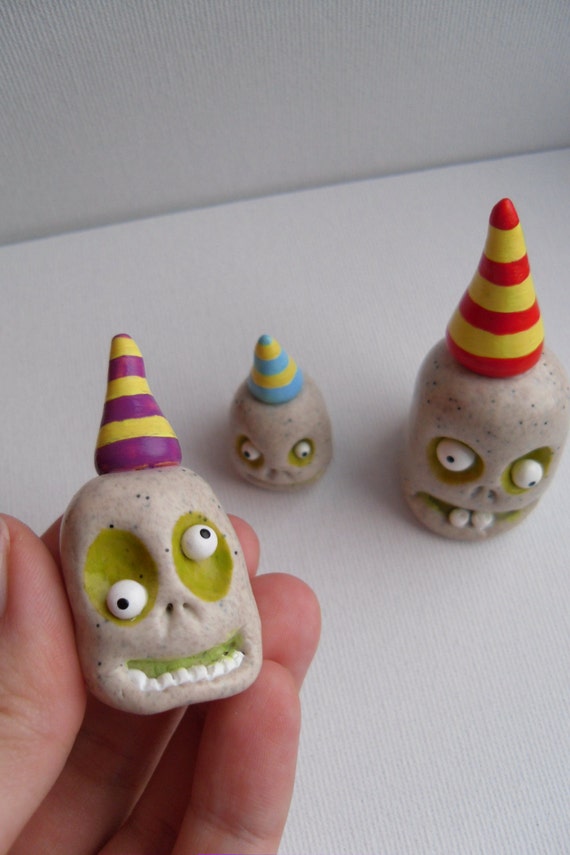 Clay Sculpture Birthday Decoration Zombie Sculpture The