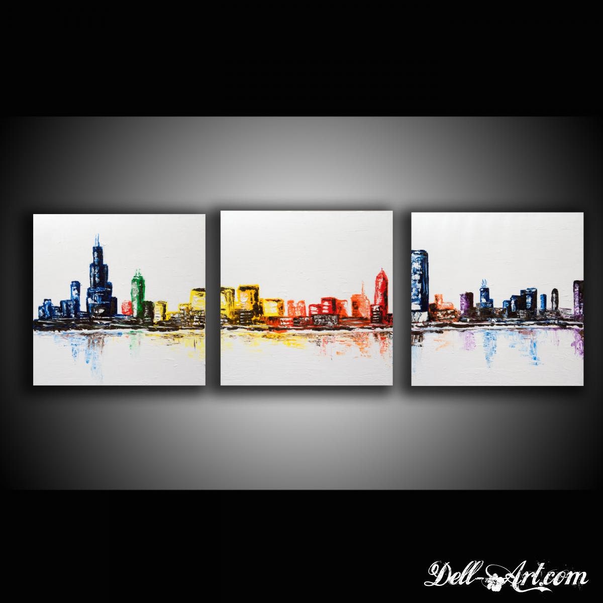 Original Abstract artUrban paintingModernTextured by DellArt