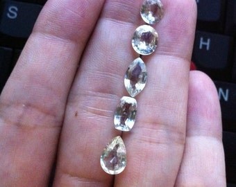 Loose Natural White Sapphire Gemstone - Big Size - Over 1 carat weight