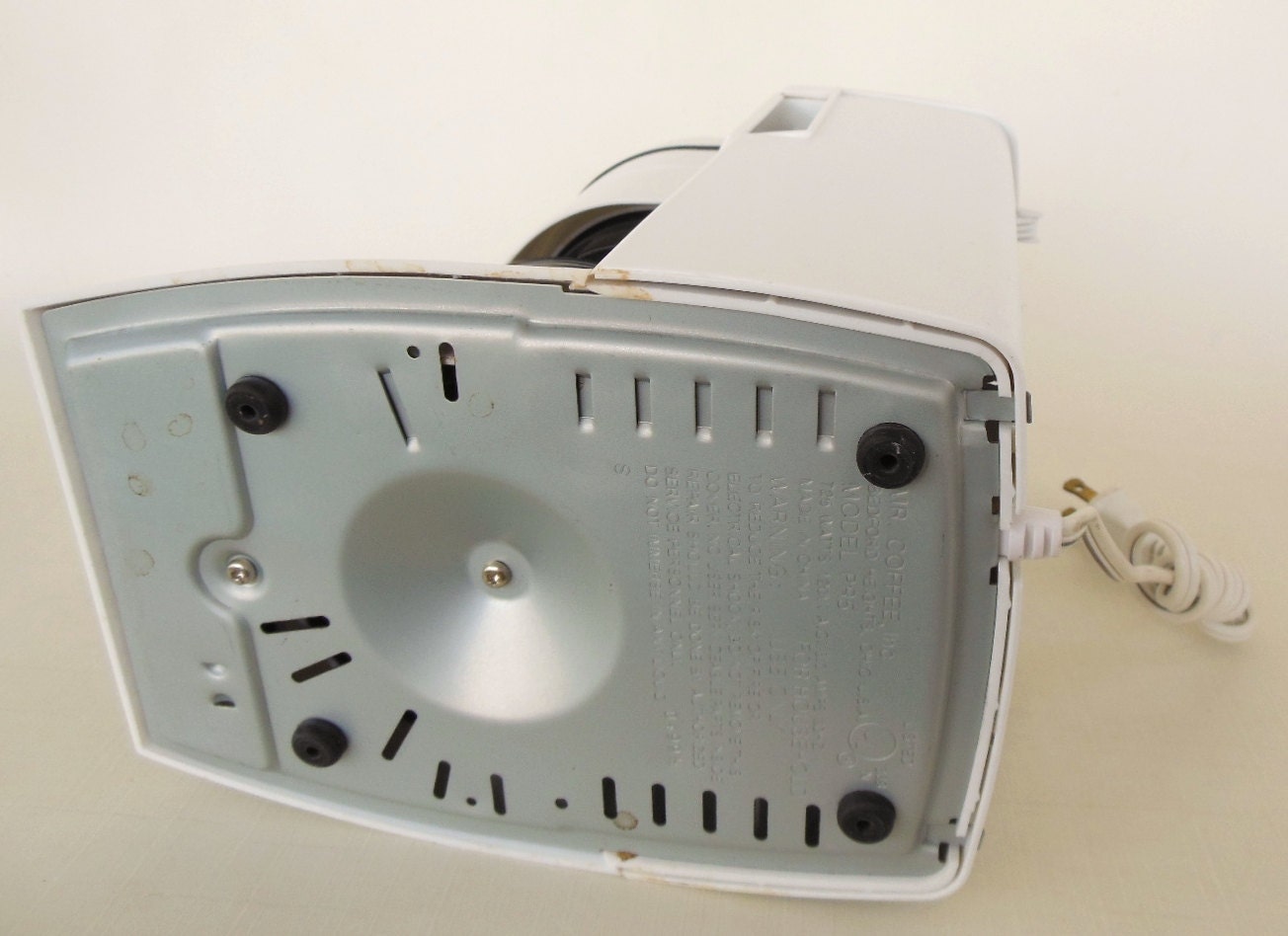 Mr Coffee Maker Accel PR5 4 Cup White from 1992 used