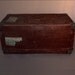 Vintage Leather Railway Trunk Shabby 1920s Industrial