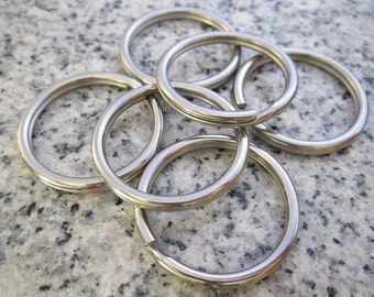 30mm Solid Stainless Steel Key Rings - KRR-30