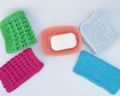 Face wash cloths pdf knitting pattern. 2 styles and 2 sizes.