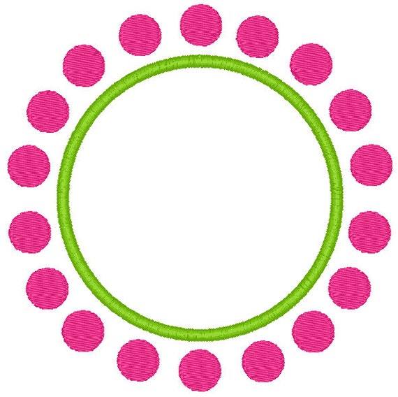 Free Embroidery Circle Borders