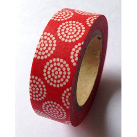 Washi Tape red by shekphoebe on Etsy