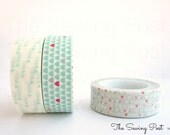 Washi Tape Set: Mint Love