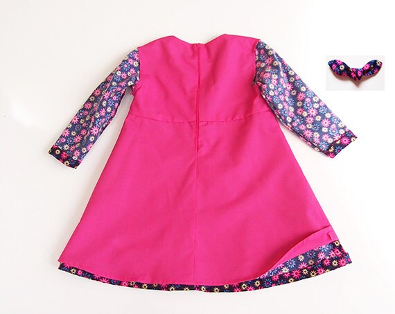 BRIGHT FLOWERS Baby Girl Dress pattern sewing pattern Pdf
