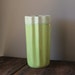 Mid Century Pottery Vase California Green Vintage Coronet Chartreuse USA 210 Drip Glaze Mod Modern Mad Men Home Decor Retro
