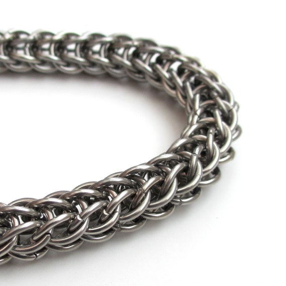 Chainmail wallet chain stainless steel Full Persian weave