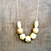 Wooden geometric Necklace