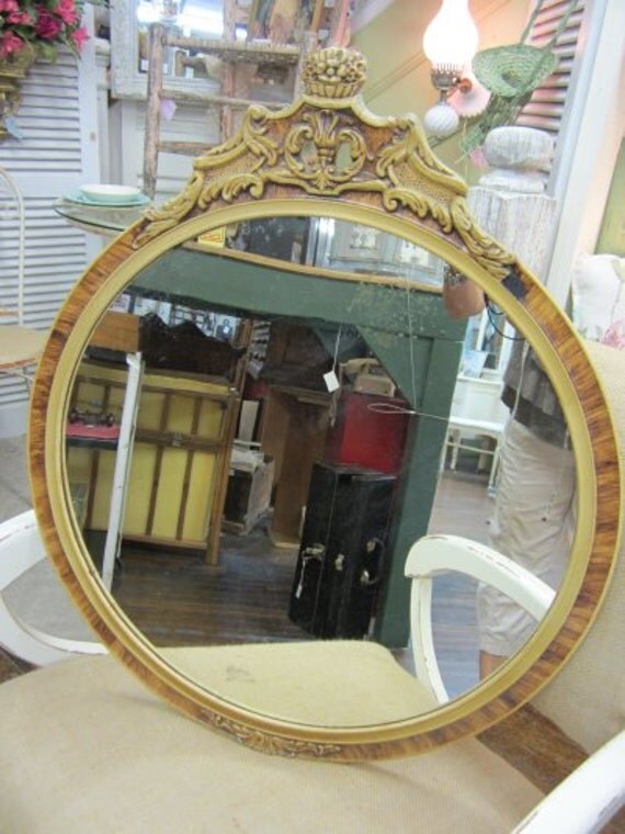 1920s hand mirror