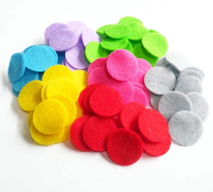 Felt Circles Size 19mm 105 pieces circles felt shapes