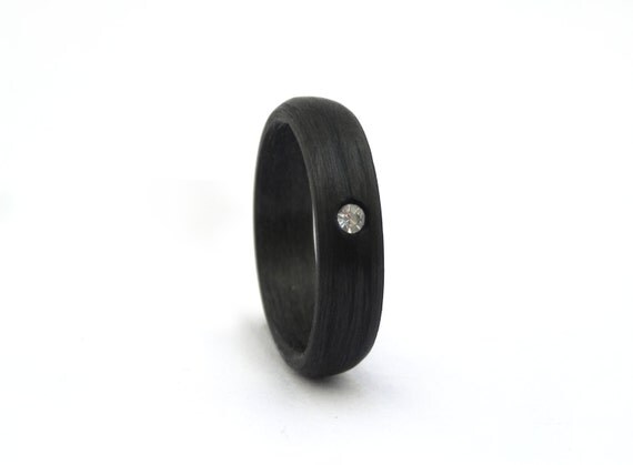 carbon wedding ring