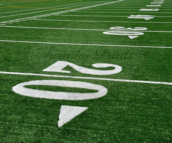 6ft x 5ft Vinyl Photography Backdrop / Football Sidelines