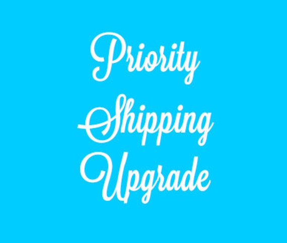 Priority mail upgrade- upgrade to priority shipping-2-3 days shipping Il_570xn