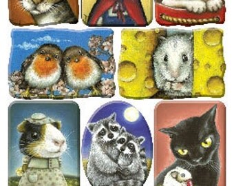 Animal Stickers from Violette Stickers