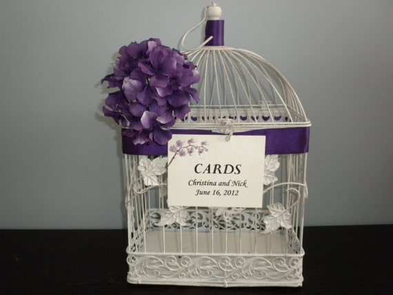 Vintage Birdcage Card Holder 3