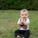 Little Man Vest and Tie Onsie just like dad's - Made to order