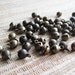 100 brass bells small 6mm polished