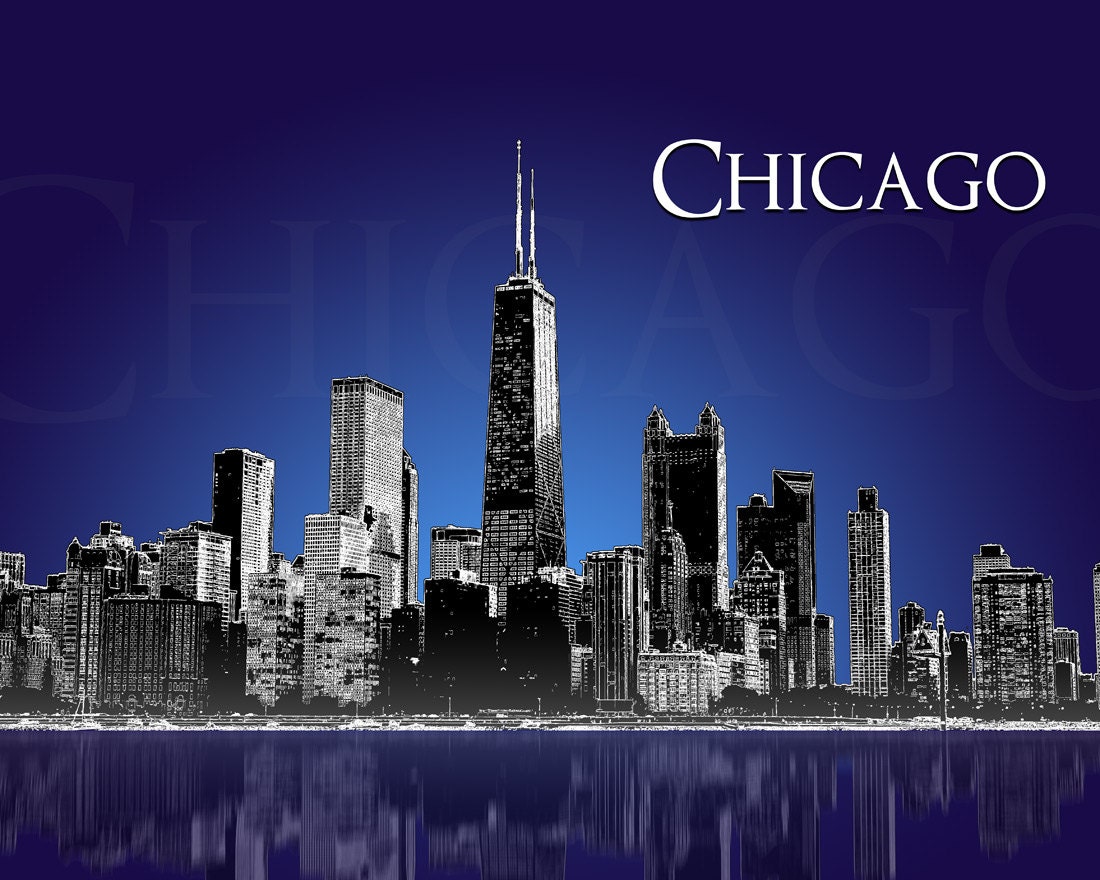 chicago-skyline-print