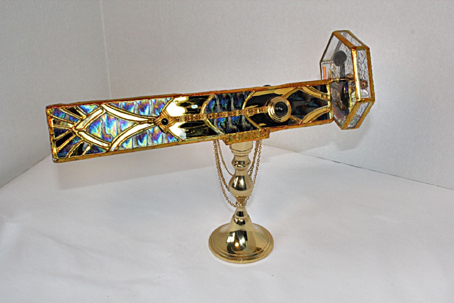 Stained Glass Kaleidoscope Art Deco Style Ertes