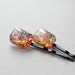 Pink Glass Bobby Pins for Women and Girls, Sparkle, Confetti Accessories, Hair Pieces J107-4