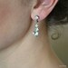 Vintage Rhinestone Earrings Dangle Screwback Bridal Wedding