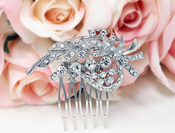 Bridal Hair Comb Rhinestone Hair Comb Wedding Comb Il_570xn