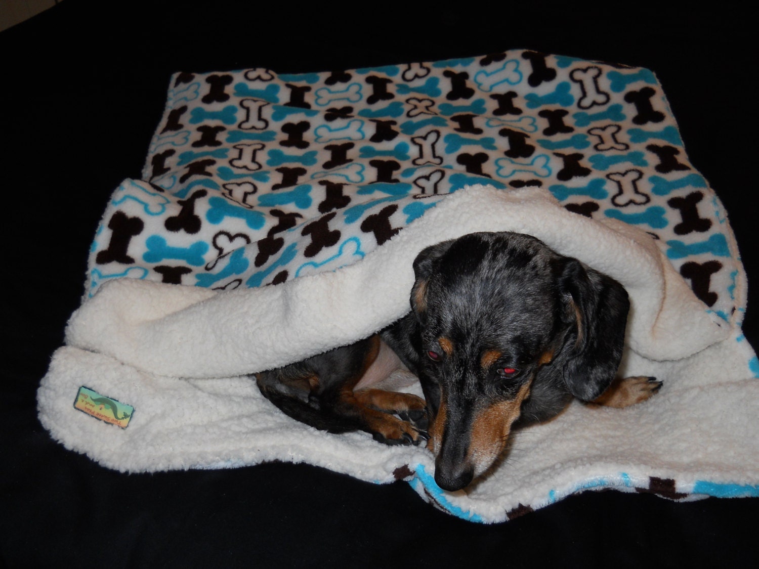 Burrow Bag Dog Sleeping Bag Snuggle Sack Dog Blanket Dog